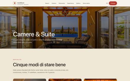 Aldiola Country Resort — rooms page