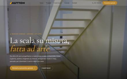 Mutton — L'Artigiano della Scala — rebuilt homepage