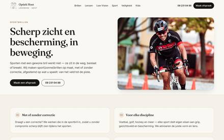 Optiek Hoet — sportbrillen page